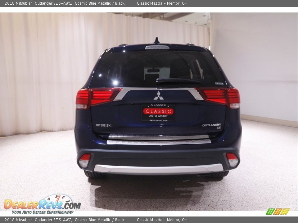 2018 Mitsubishi Outlander SE S-AWC Cosmic Blue Metallic / Black Photo #19