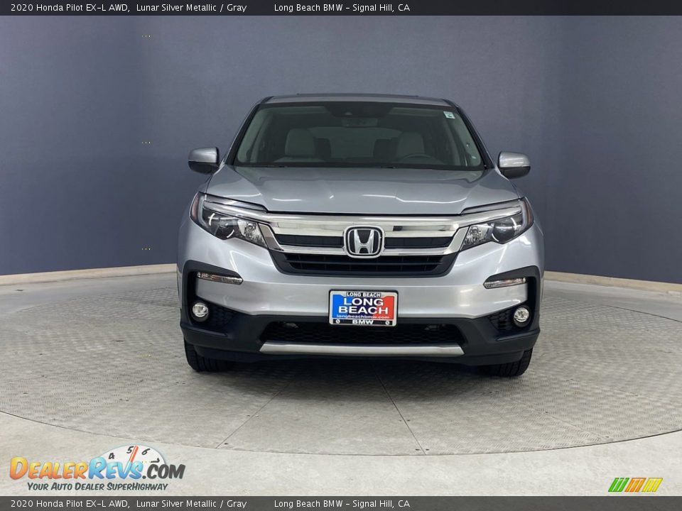 2020 Honda Pilot EX-L AWD Lunar Silver Metallic / Gray Photo #2