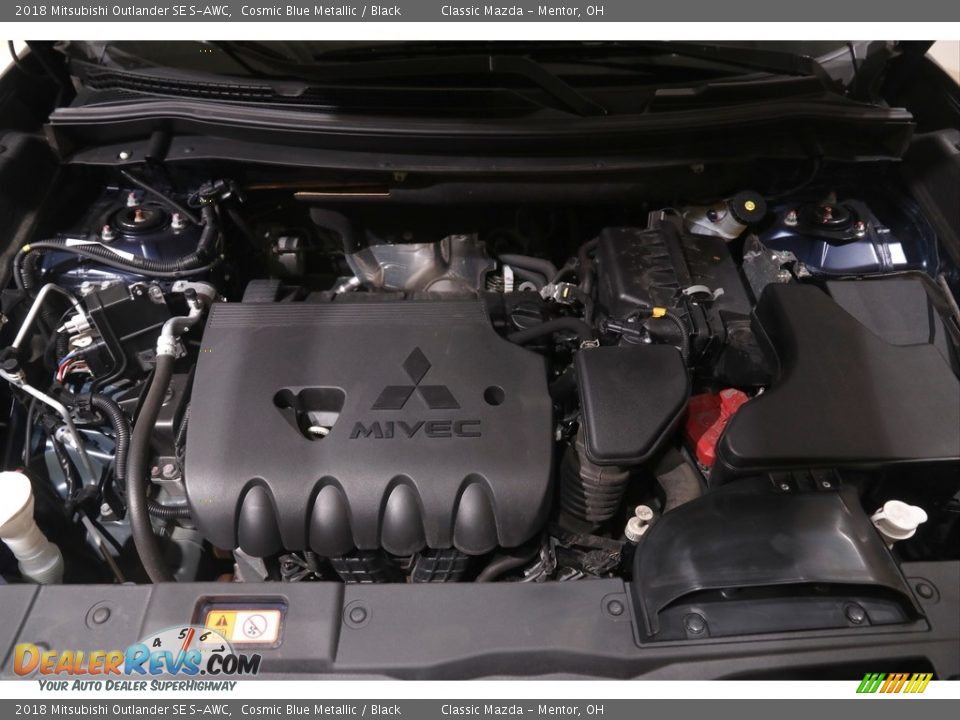 2018 Mitsubishi Outlander SE S-AWC Cosmic Blue Metallic / Black Photo #20