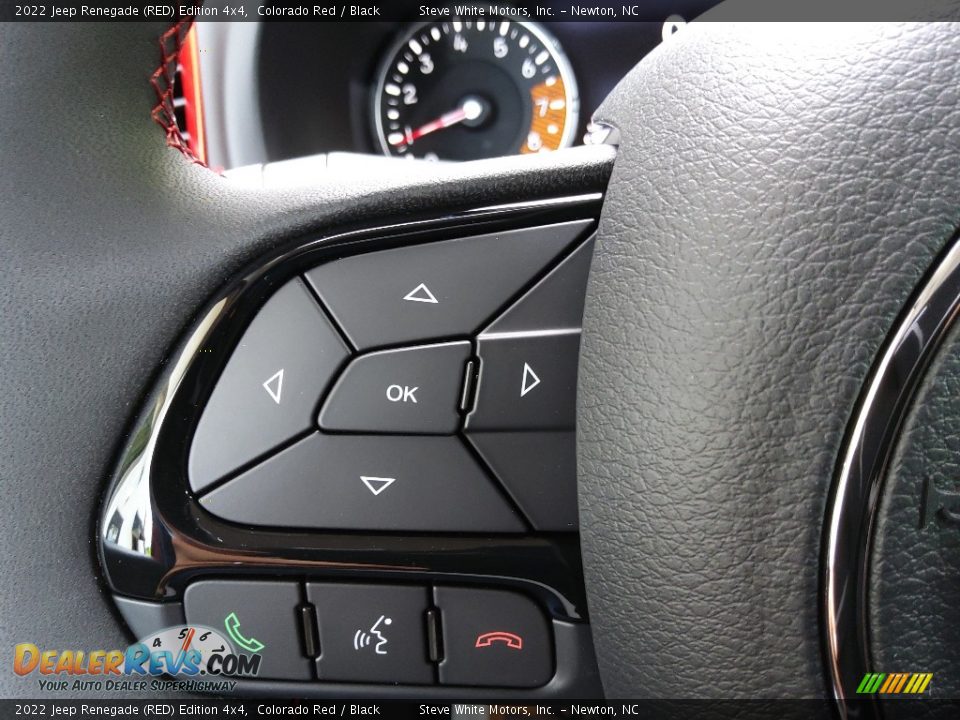 2022 Jeep Renegade (RED) Edition 4x4 Steering Wheel Photo #18