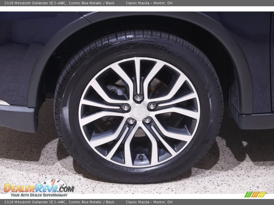 2018 Mitsubishi Outlander SE S-AWC Cosmic Blue Metallic / Black Photo #21