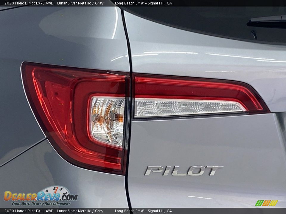 2020 Honda Pilot EX-L AWD Lunar Silver Metallic / Gray Photo #8