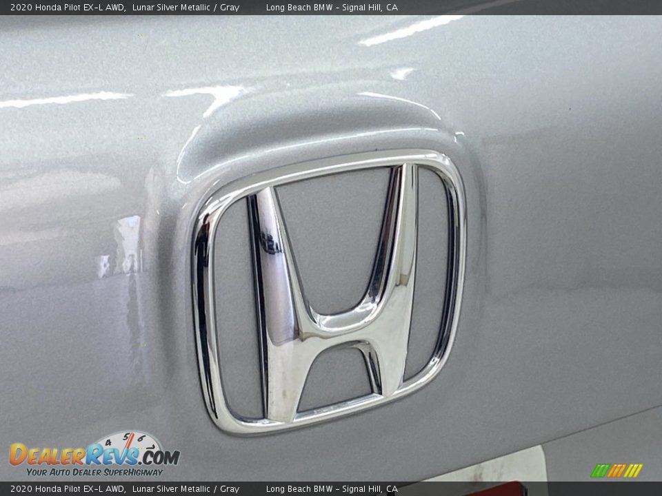 2020 Honda Pilot EX-L AWD Lunar Silver Metallic / Gray Photo #9