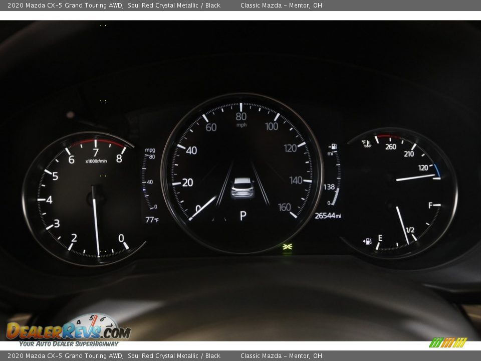 2020 Mazda CX-5 Grand Touring AWD Soul Red Crystal Metallic / Black Photo #8
