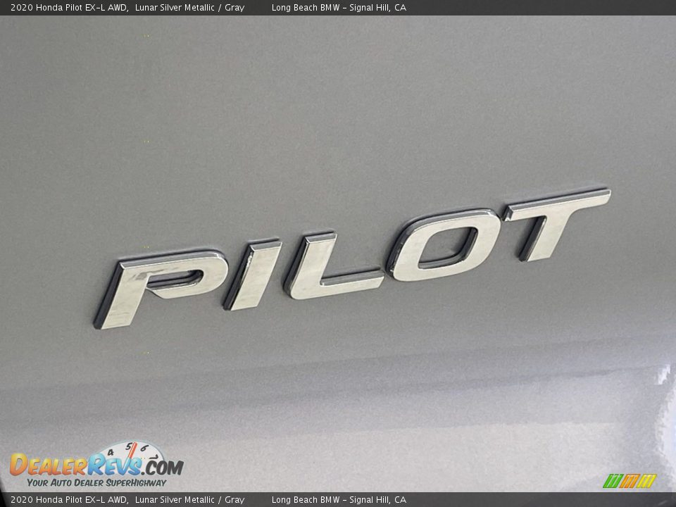 2020 Honda Pilot EX-L AWD Lunar Silver Metallic / Gray Photo #10