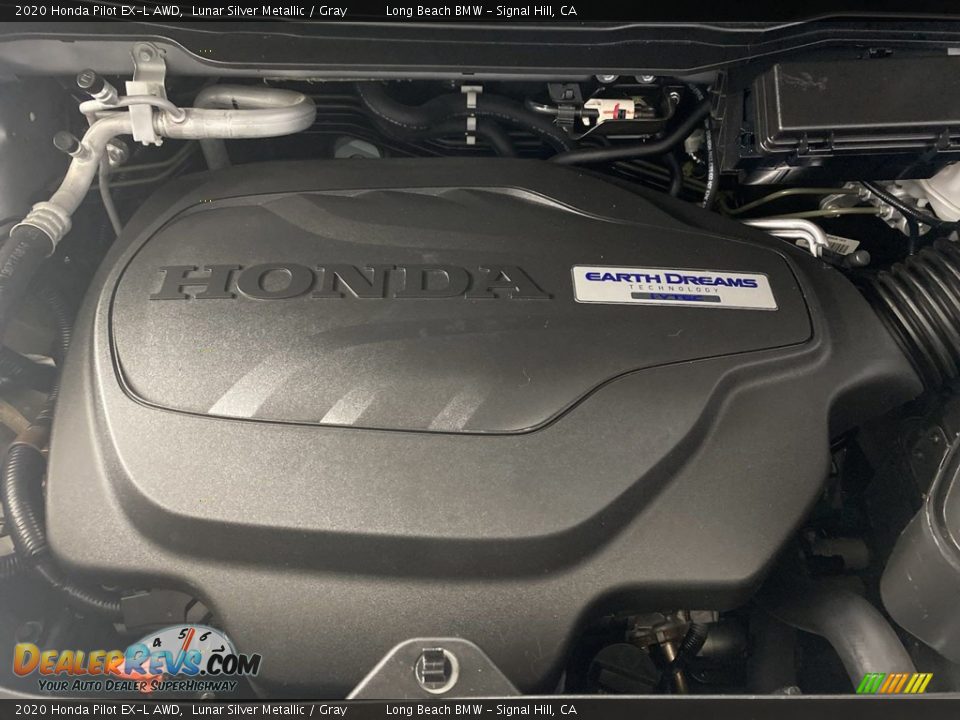 2020 Honda Pilot EX-L AWD Lunar Silver Metallic / Gray Photo #11