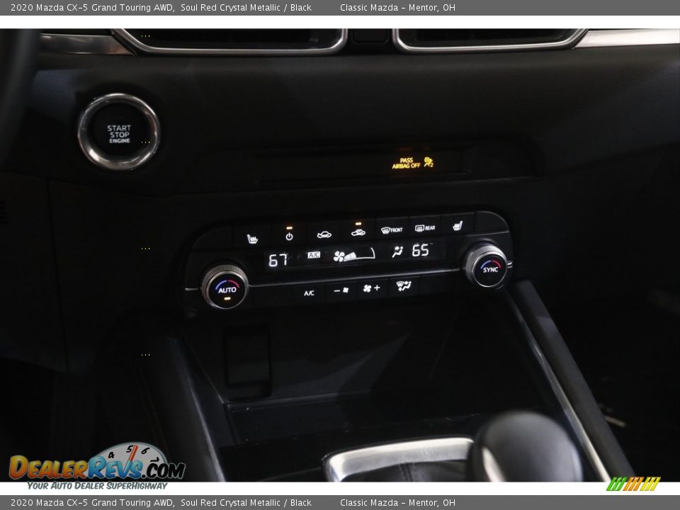 2020 Mazda CX-5 Grand Touring AWD Soul Red Crystal Metallic / Black Photo #13