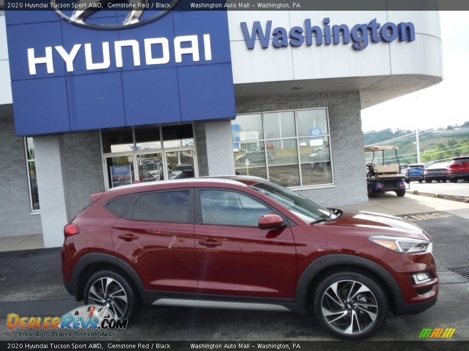 2020 Hyundai Tucson Sport AWD Gemstone Red / Black Photo #2