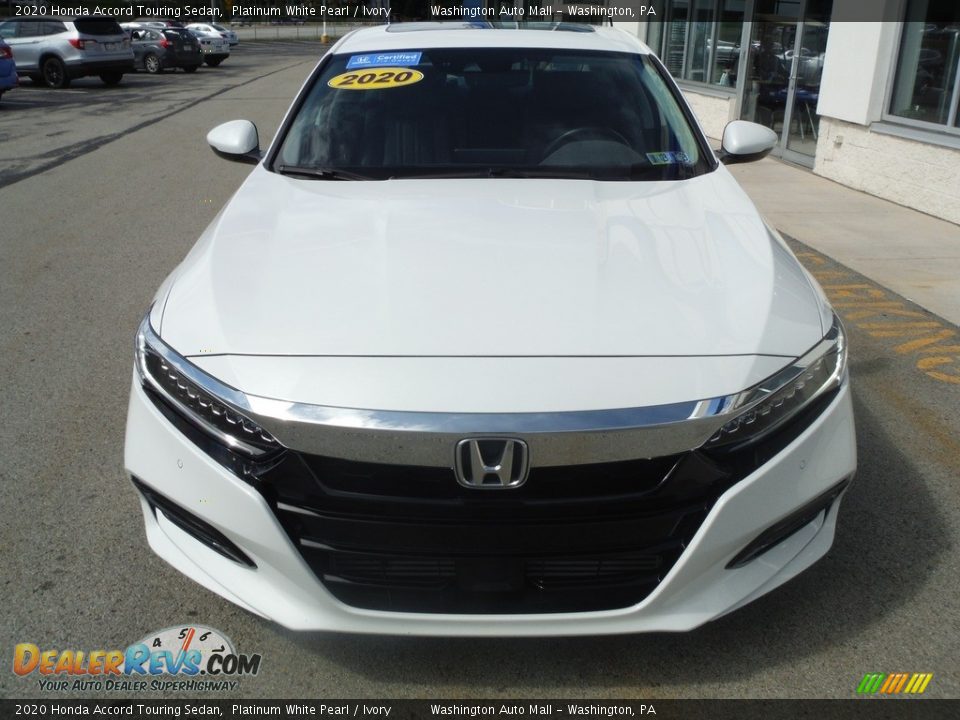 2020 Honda Accord Touring Sedan Platinum White Pearl / Ivory Photo #4