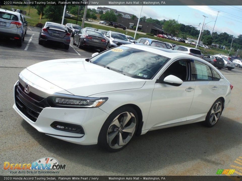 2020 Honda Accord Touring Sedan Platinum White Pearl / Ivory Photo #5