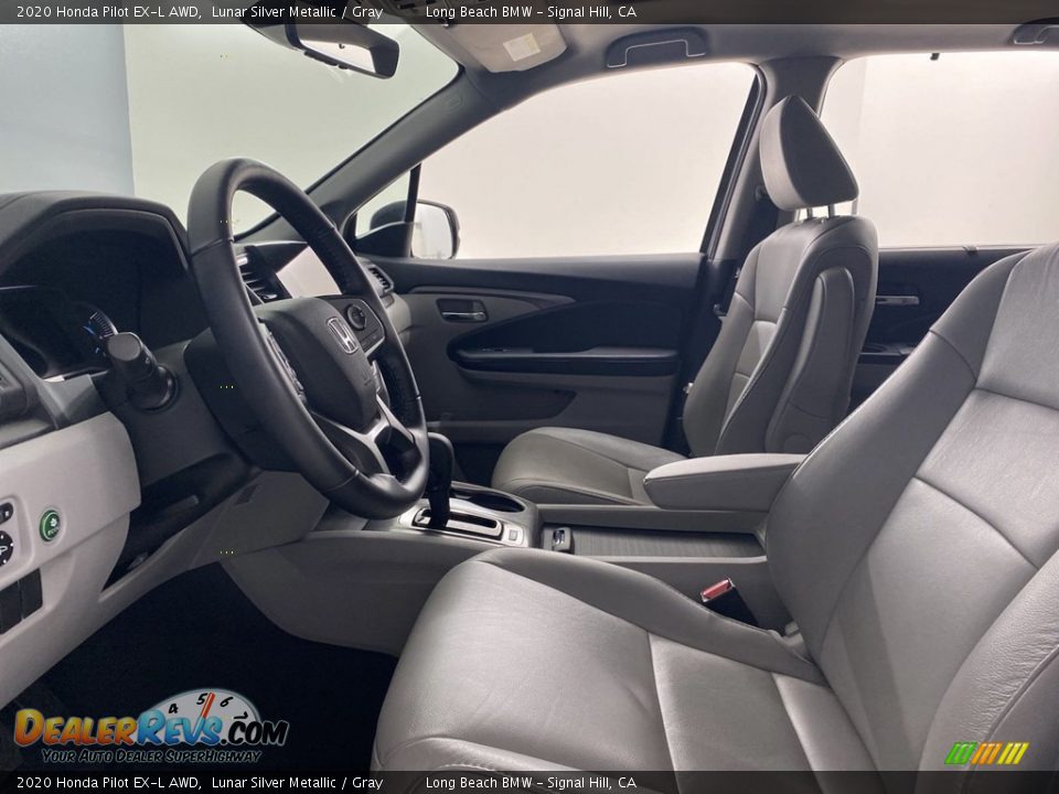 2020 Honda Pilot EX-L AWD Lunar Silver Metallic / Gray Photo #16