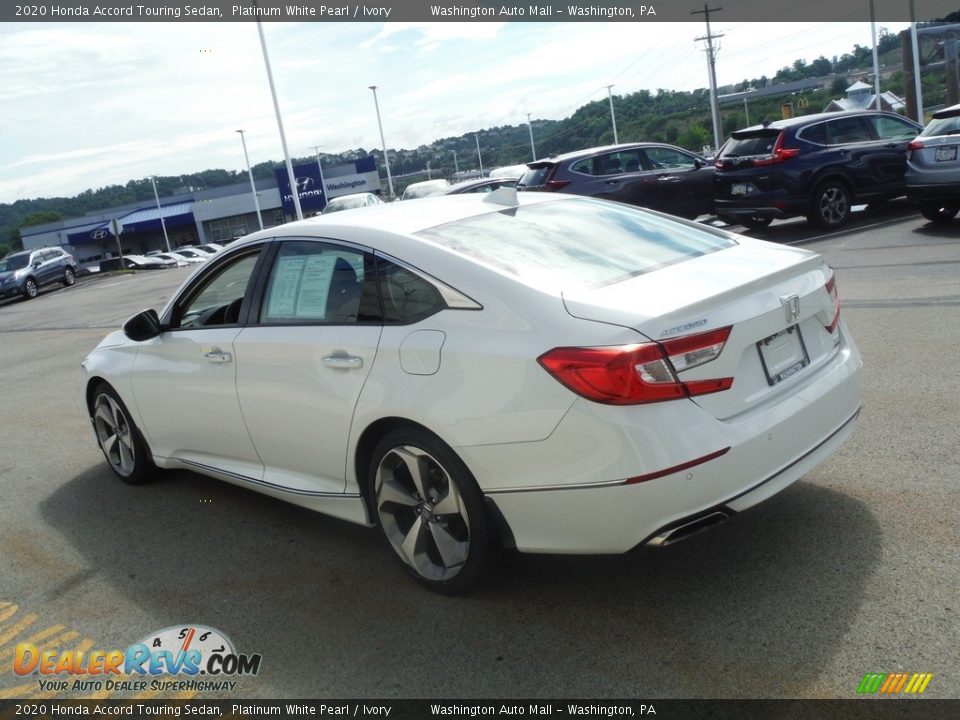 2020 Honda Accord Touring Sedan Platinum White Pearl / Ivory Photo #7