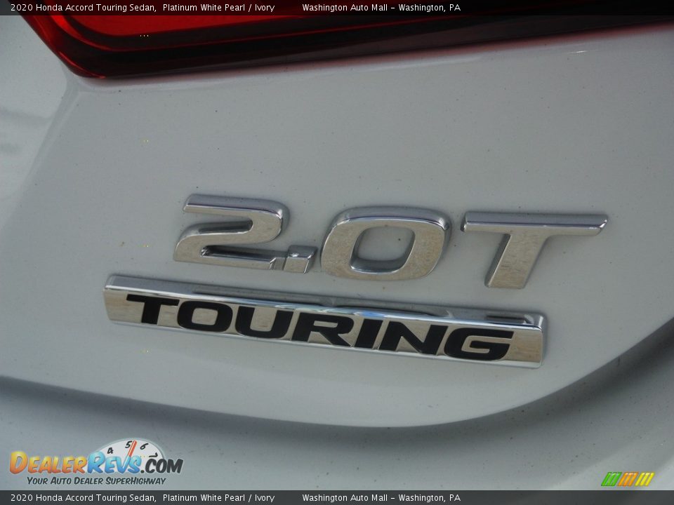 2020 Honda Accord Touring Sedan Platinum White Pearl / Ivory Photo #8