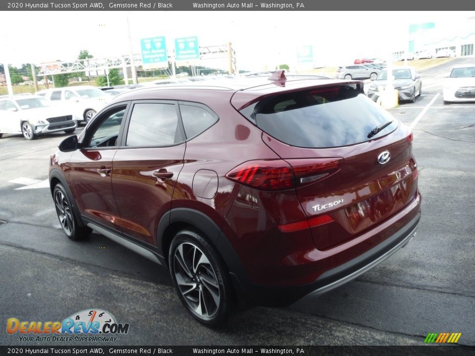 2020 Hyundai Tucson Sport AWD Gemstone Red / Black Photo #7