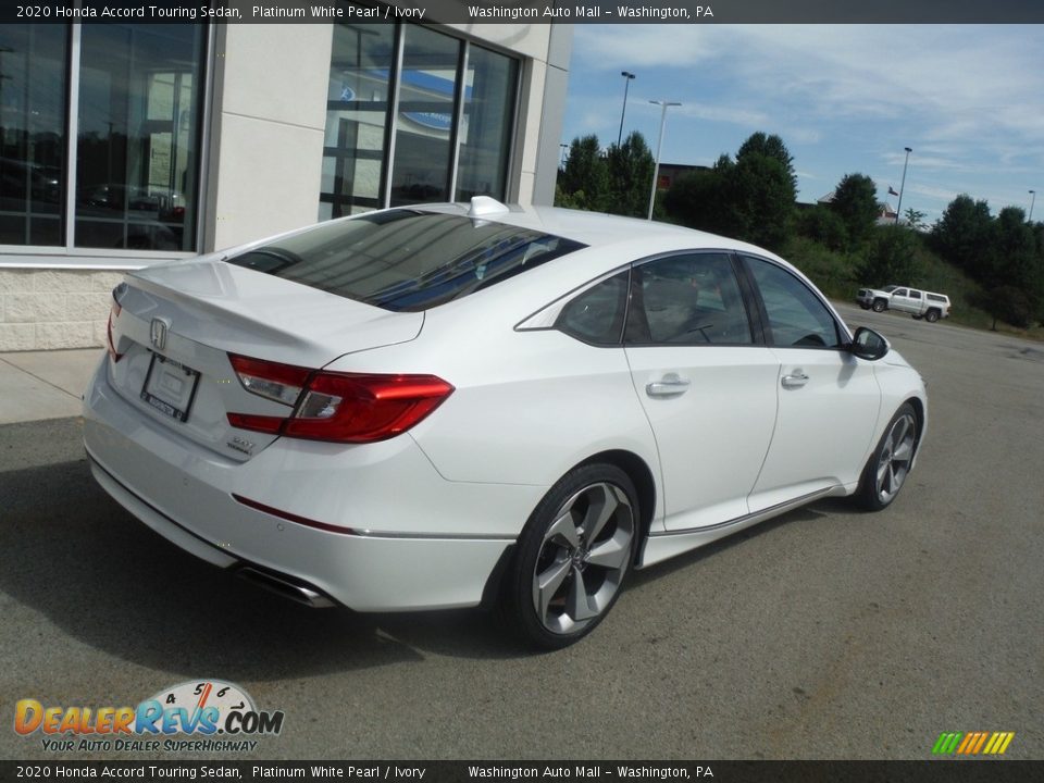 2020 Honda Accord Touring Sedan Platinum White Pearl / Ivory Photo #9