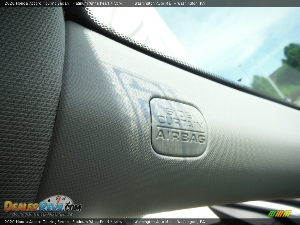 2020 Honda Accord Touring Sedan Platinum White Pearl / Ivory Photo #14