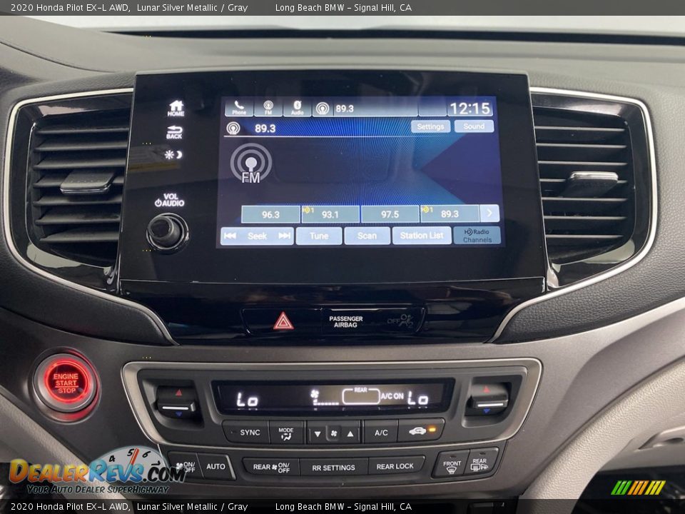 2020 Honda Pilot EX-L AWD Lunar Silver Metallic / Gray Photo #22