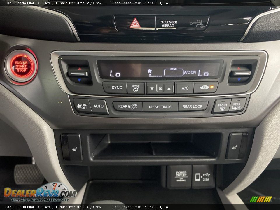 2020 Honda Pilot EX-L AWD Lunar Silver Metallic / Gray Photo #24