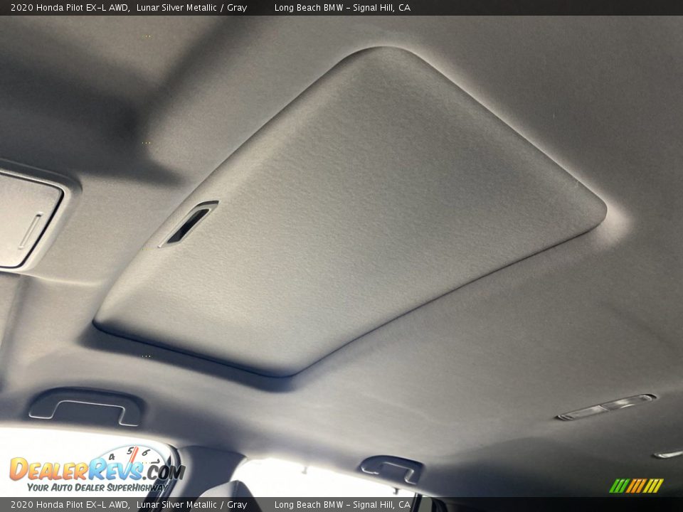 2020 Honda Pilot EX-L AWD Lunar Silver Metallic / Gray Photo #28