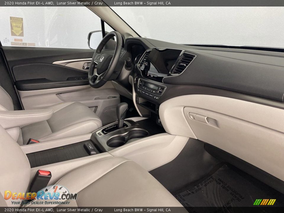 2020 Honda Pilot EX-L AWD Lunar Silver Metallic / Gray Photo #30