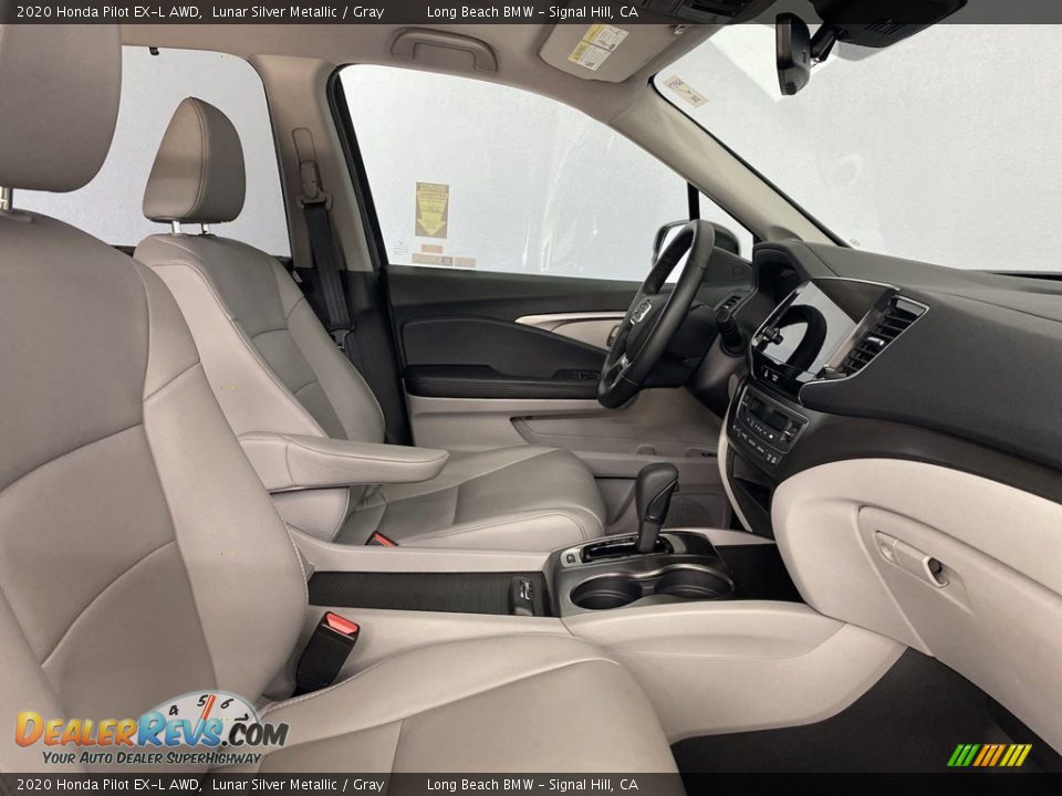 2020 Honda Pilot EX-L AWD Lunar Silver Metallic / Gray Photo #31