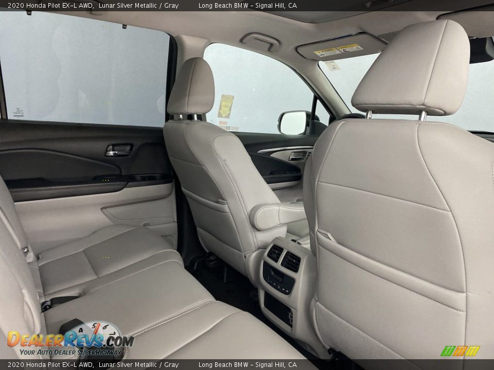 2020 Honda Pilot EX-L AWD Lunar Silver Metallic / Gray Photo #33
