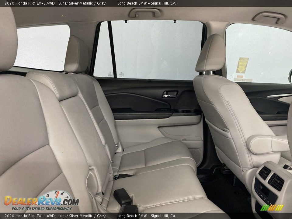 2020 Honda Pilot EX-L AWD Lunar Silver Metallic / Gray Photo #34