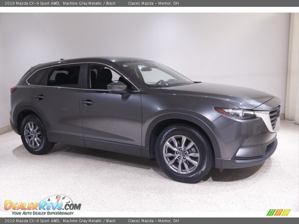 Machine Gray Metallic 2019 Mazda CX-9 Sport AWD Photo #1