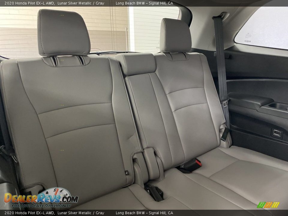 2020 Honda Pilot EX-L AWD Lunar Silver Metallic / Gray Photo #35