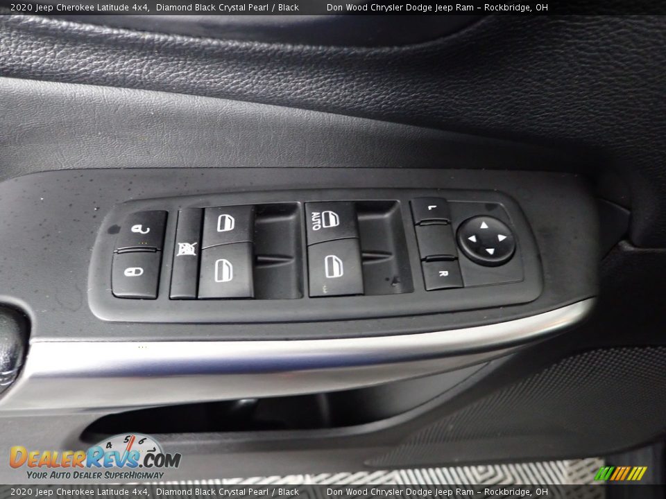 2020 Jeep Cherokee Latitude 4x4 Diamond Black Crystal Pearl / Black Photo #13