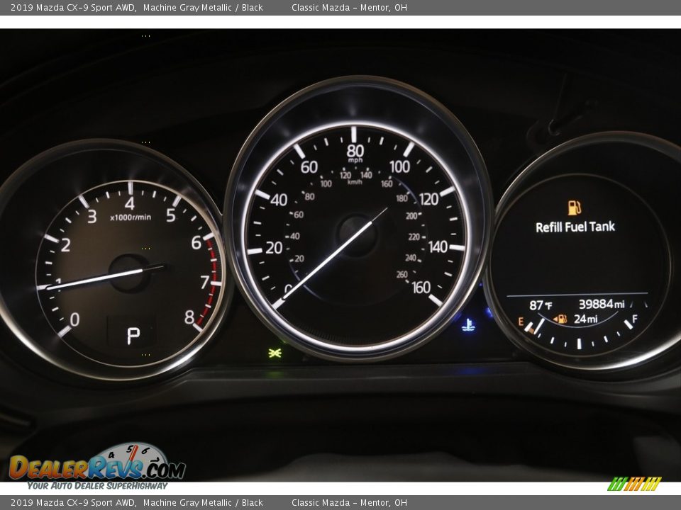2019 Mazda CX-9 Sport AWD Gauges Photo #8