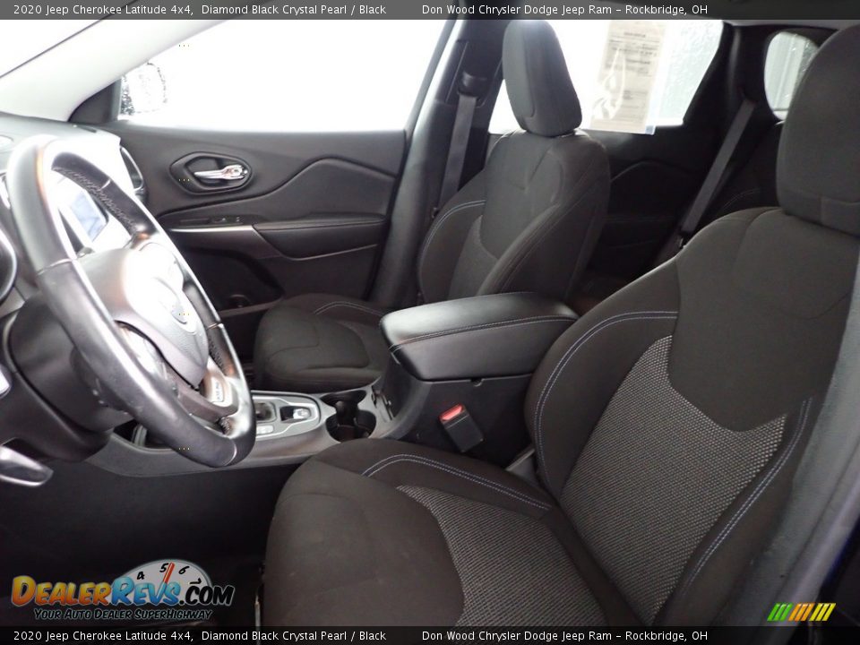 2020 Jeep Cherokee Latitude 4x4 Diamond Black Crystal Pearl / Black Photo #15