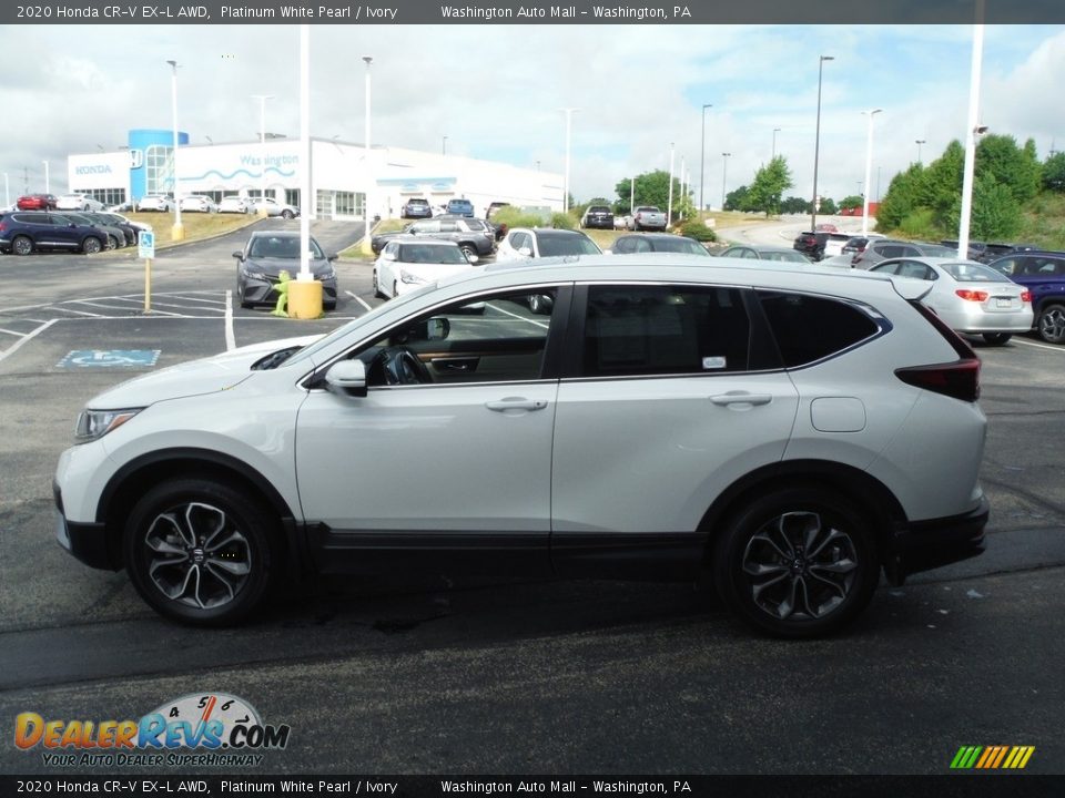 2020 Honda CR-V EX-L AWD Platinum White Pearl / Ivory Photo #7