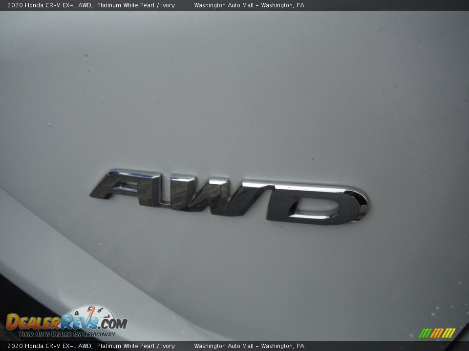 2020 Honda CR-V EX-L AWD Platinum White Pearl / Ivory Photo #11