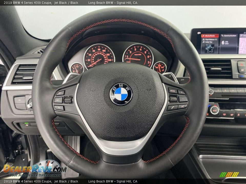 2019 BMW 4 Series 430i Coupe Jet Black / Black Photo #17