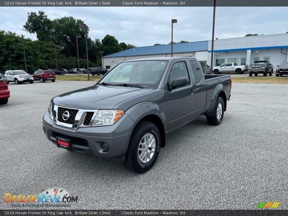 2019 Nissan Frontier SV King Cab 4x4 Brilliant Silver / Steel Photo #1