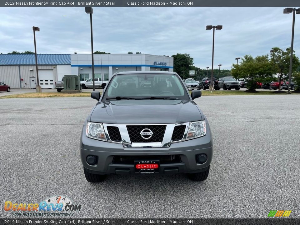 2019 Nissan Frontier SV King Cab 4x4 Brilliant Silver / Steel Photo #2