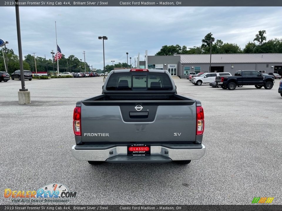 2019 Nissan Frontier SV King Cab 4x4 Brilliant Silver / Steel Photo #6