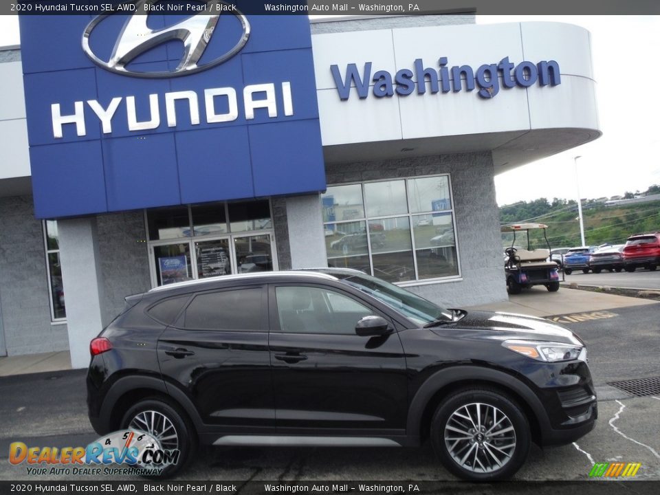 2020 Hyundai Tucson SEL AWD Black Noir Pearl / Black Photo #2