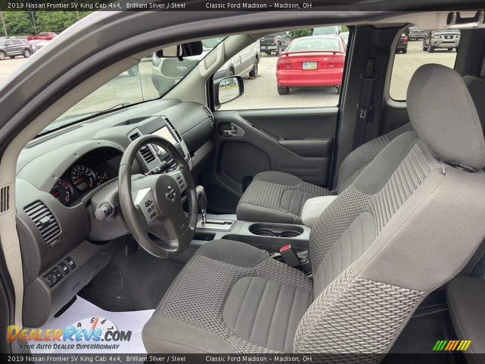 2019 Nissan Frontier SV King Cab 4x4 Brilliant Silver / Steel Photo #11