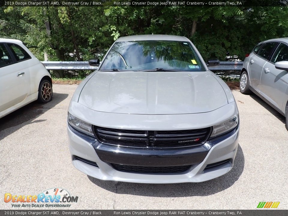 2019 Dodge Charger SXT AWD Destroyer Gray / Black Photo #2