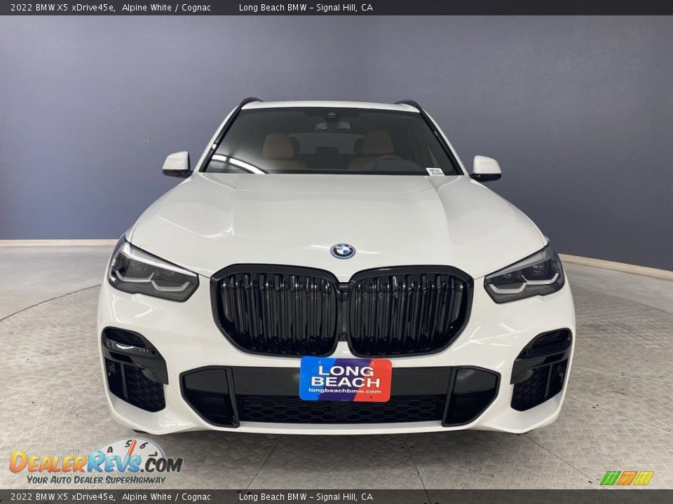 2022 BMW X5 xDrive45e Alpine White / Cognac Photo #2