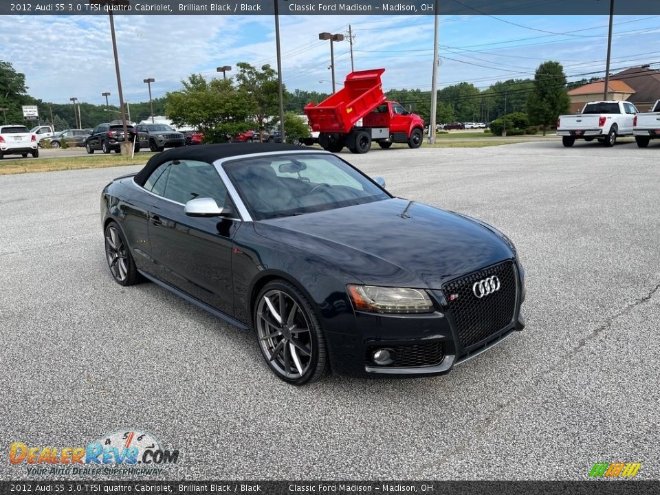 Front 3/4 View of 2012 Audi S5 3.0 TFSI quattro Cabriolet Photo #3