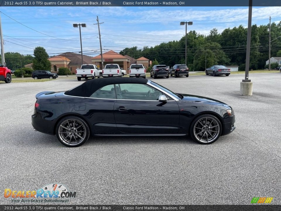 Brilliant Black 2012 Audi S5 3.0 TFSI quattro Cabriolet Photo #4