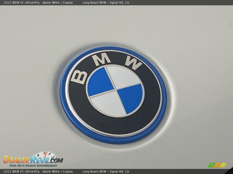 2022 BMW X5 xDrive45e Alpine White / Cognac Photo #5