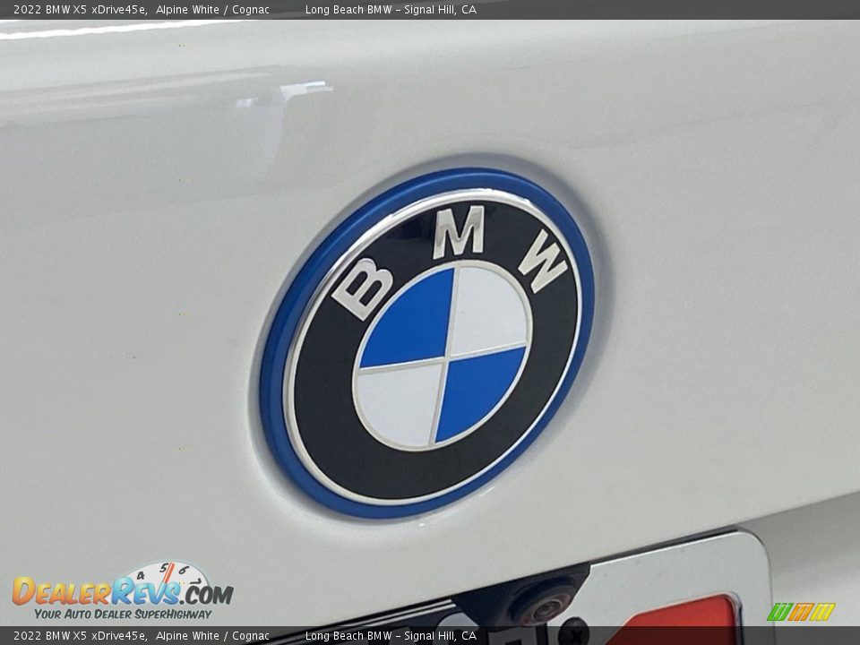 2022 BMW X5 xDrive45e Alpine White / Cognac Photo #7