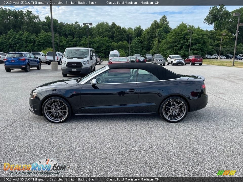 Brilliant Black 2012 Audi S5 3.0 TFSI quattro Cabriolet Photo #8