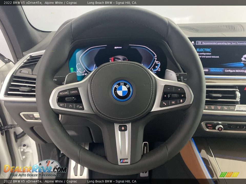 2022 BMW X5 xDrive45e Steering Wheel Photo #14