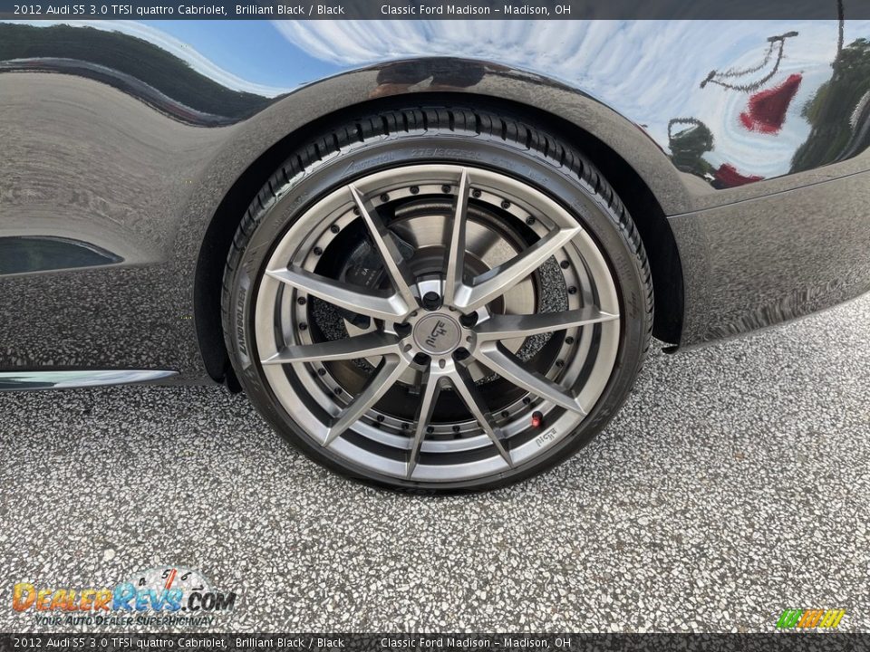 2012 Audi S5 3.0 TFSI quattro Cabriolet Brilliant Black / Black Photo #15