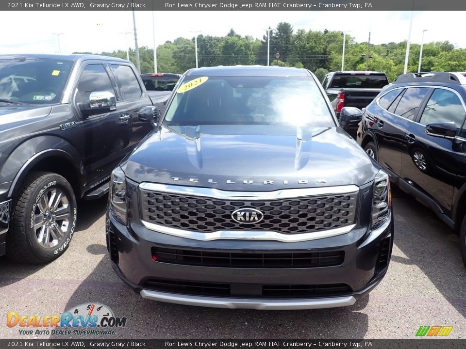 2021 Kia Telluride LX AWD Gravity Gray / Black Photo #2